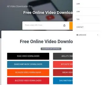 Allvideodownloaderpro.com(All Video Downloader Pro) Screenshot