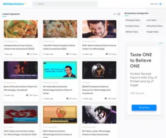 Allvideostatus.com(AllVideoStatus) Screenshot