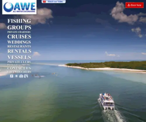 Allwaterexcursions.com(All Water Excursions) Screenshot