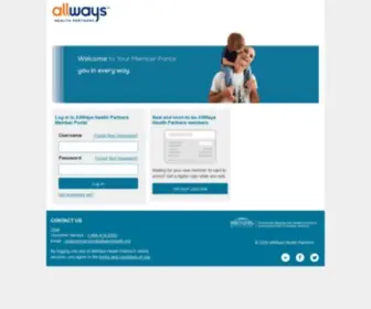 Allwaysmember.org(AllWays Health Partners) Screenshot