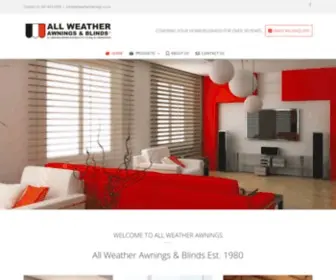 Allweatherawnings.co.za(All Weather Awnings & Blinds) Screenshot
