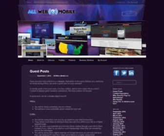 Allweb-N-Mobile.com(Where Nothing) Screenshot