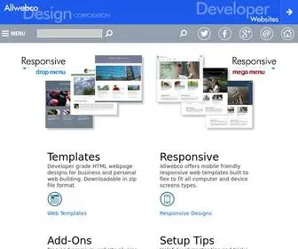 Allwebco-Templates.com(Responsive HTML Website Templates) Screenshot