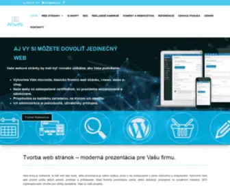 Allweb.sk(Shopy, SEO, Google Ads) Screenshot