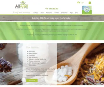 Allwellnaturalhealing.com.au(Cleveland Naturopath) Screenshot