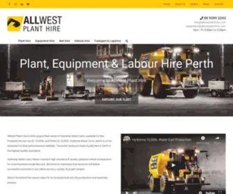 Allwestplanthire.com.au(AllWest Plant Hire (AWPH)) Screenshot