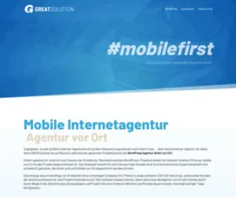 Allwhatyouwant.net(Eigentlich ist GREATsolution eine mobile Internetagentur) Screenshot