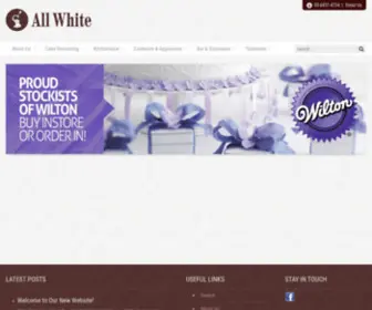 Allwhitecakeandkitchen.com.au(All White Burnie) Screenshot