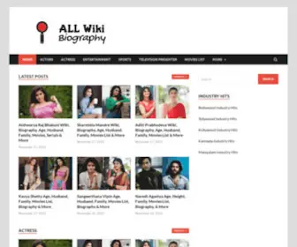 Allwikibiography.in(All Wiki Biography) Screenshot