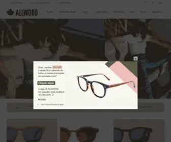 Allwood.com.br(Óculos de Madeira) Screenshot