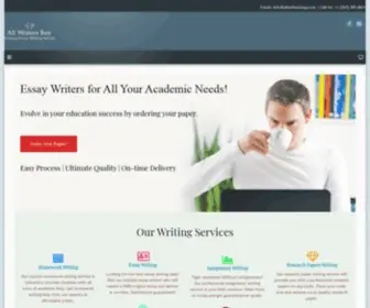 Allwritersbay.com(All Writers Bay) Screenshot