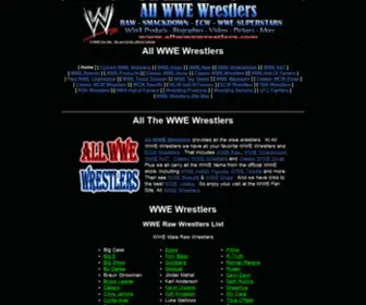 Allwwewrestlers.com(All WWE Wrestlers) Screenshot