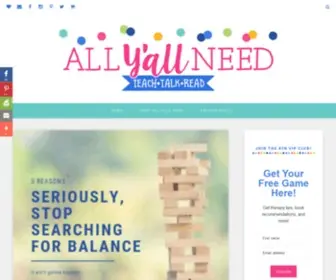 Allyallneed.com(All Y'all Need) Screenshot