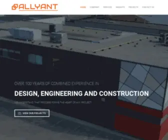 Allyant.ca(DESIGN, ENGINEERING AND CONSTRUCTION) Screenshot