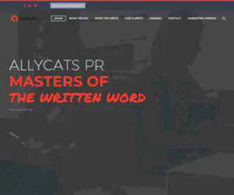 Allycats.co.za(Allycats PR) Screenshot