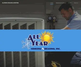 Allyearheating.com(All Year Cooling & Heating) Screenshot