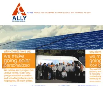 Allyelectricandsolar.com(Solar Installer) Screenshot