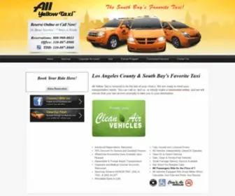 Allyellowtaxi.com(All Yellow Taxi) Screenshot