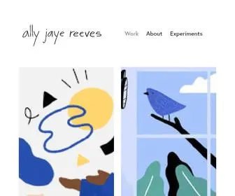 Allyjaye.com(Ally jaye Reeves) Screenshot