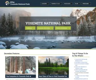 Allyosemite.com(Yosemite National Park California Vacations) Screenshot