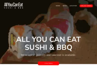 Allyoucaneatsushinbbq.com(All You Can Eat Sushi & BBQ) Screenshot