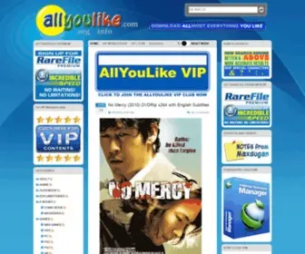 Allyoulike.com(All You Like) Screenshot