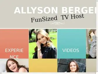 Allysonberger.com(Allysonberger) Screenshot