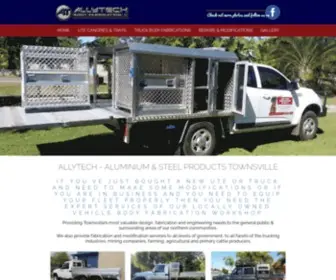 Allytech.com.au(Townsville Aluminium Ute Trays & Canopies) Screenshot