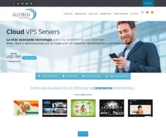 Allytech.com(Allytech Cloud Hosting) Screenshot