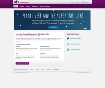 Allywalletwise.com(Personal Finance Instruction) Screenshot