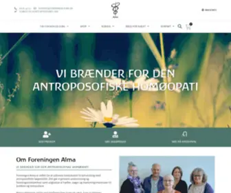 Alma-Info.com(Foreningen Alma) Screenshot