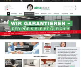 Alma-Kuechen.de(Küchen direkt vom Hersteller kaufen) Screenshot
