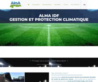 Alma-Protection.fr(Gestion climatique des terrains de grands jeux) Screenshot