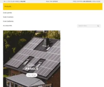 Alma-Solarshop.com(Buy solar panels photovoltaic at Alma Solar Shop) Screenshot