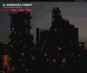 Almabrooka.com(Al Mabrooka Cement) Screenshot