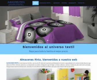 Almacenespinto.com(Ropa laboral en Pinto) Screenshot