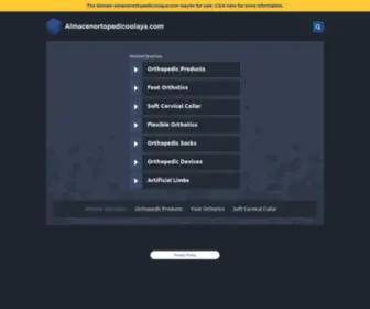 Almacenortopedicoolaya.com(Almacenortopedicoolaya) Screenshot