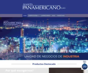 Almacenpanamericano.com.co(Dotación Industrial en Medellín) Screenshot