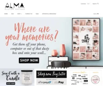 Almacustomdesigns.com(Alma Custom Designs) Screenshot