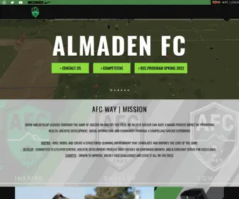 Almadenfc.org(Soccer Club) Screenshot