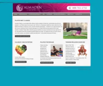 Almadenpilates.com(Almaden Pilates Studio In South San Jose) Screenshot