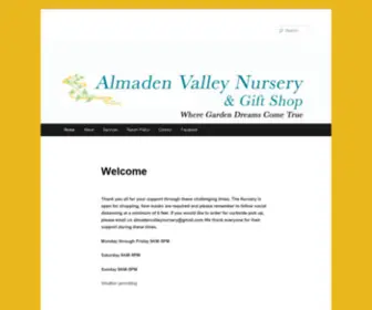 Almadenvalleynursery.com(Almaden Valley Nursery) Screenshot
