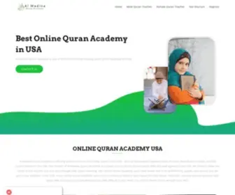 Almadinaquranacademy.us(Online Quran Academy in USA) Screenshot