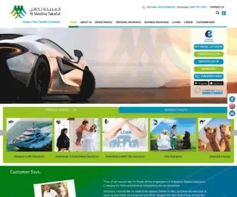 Almadinatakaful.com(Al Madina Takaful) Screenshot