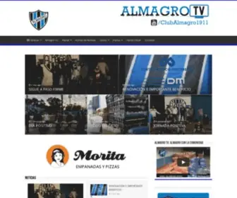 Almagro.club(Sitio Oficial del Club Almagro) Screenshot