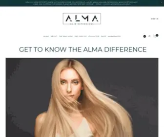 Almahairextensions.com(Alma Hair Extensions) Screenshot