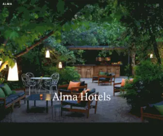 Almahotels.com(Hoteles 5 estrellas en Barcelona y Pamplona) Screenshot