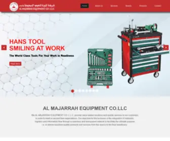 Almajarrah.com(AL MAJARRAH EQUIPMENT) Screenshot