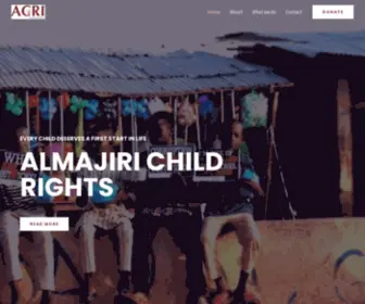 Almajirichildrights.org(Giving privilege to the less privileged) Screenshot