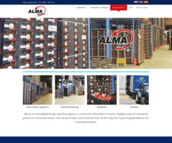 Almalogistics.nl(Barendrecht Nederland) Screenshot